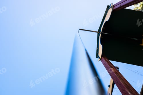 Preview: Sky background of a bar in a playground.