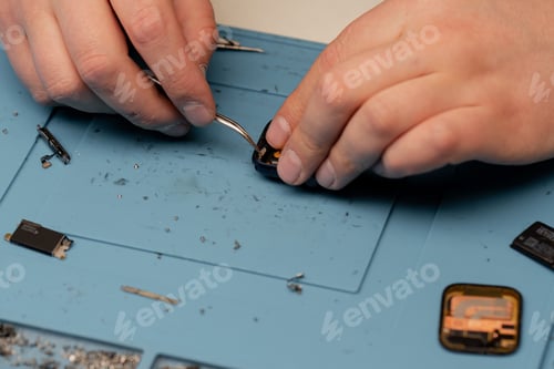 Preview: Workshop for the repair of phones and equipment Phone and equipment repairs a smart watch