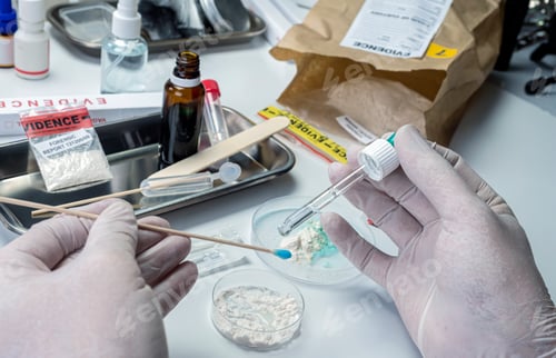 Preview: Police investigate positive for drugs in crime lab, conceptual image