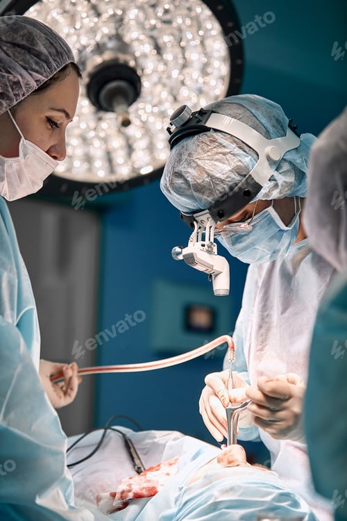 Preview: Surgical Team Performing Procedure in Operating Room