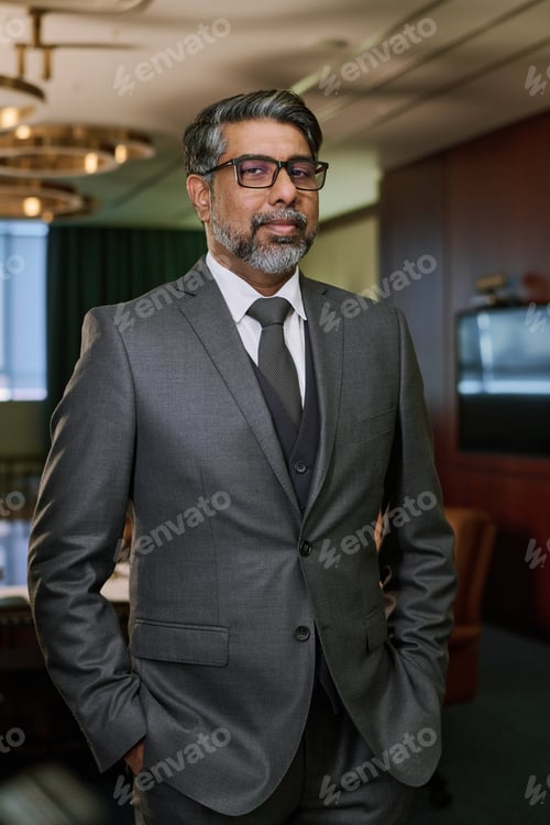 Preview: Confident mature chief executive officer