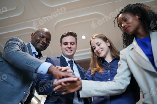 Preview: Diverse business people having a meeting