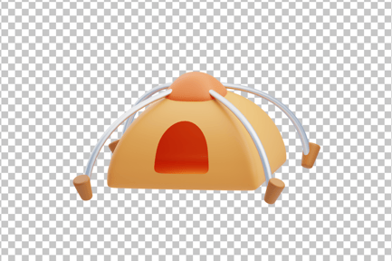 Preview: Tent 3D Icon