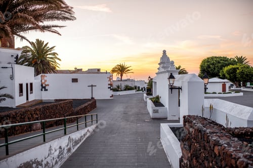 Preview: Teguise village on Lanzarote island