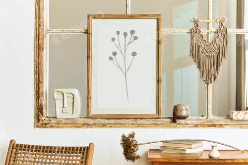 Preview: Unique living room in modern style interior