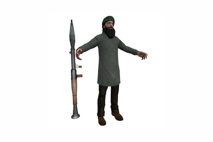 Preview: Figure with turban and weapon