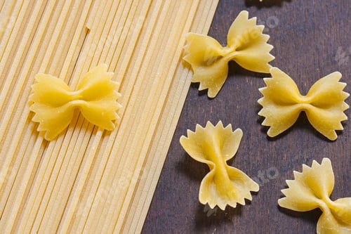 Preview: Вry pasta in the shape of bows