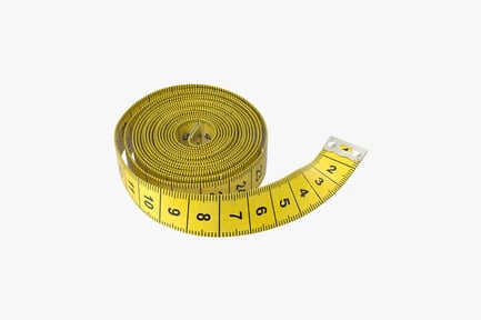 Preview: Flexible Tailor's Tape Measure with Metal Tip