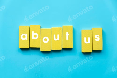 Preview: About Us Details Contact Data Information Communication Concept.