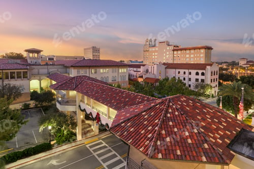 Preview: Lakeland, Florida, USA at Dusk
