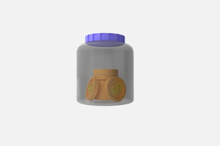 Preview: Investment Jar 3D Illustration