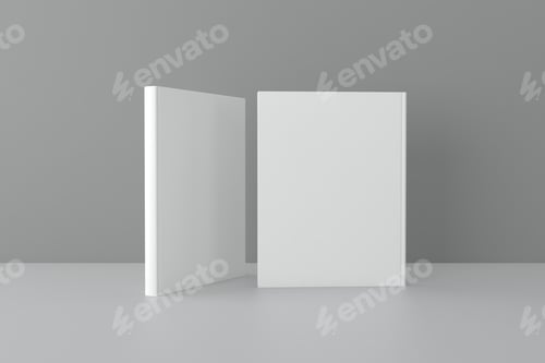 Preview: book, mockup, cover, textbook, realistic