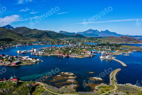 Preview: Ballstad town aerial