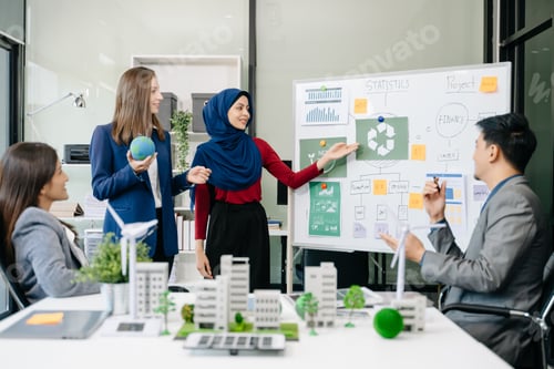 Preview: Green business company and Solar Energy Environment city