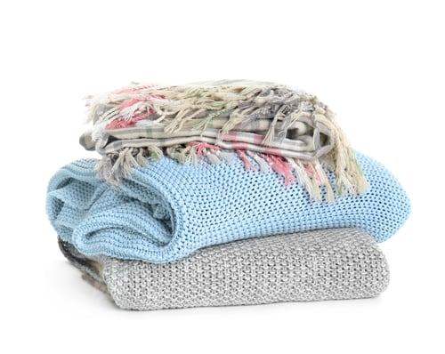Preview: Different stylish soft plaids on white background