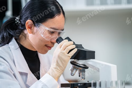 Preview: Geology science laboratory research sample test analysis of nature dirtied ground environment