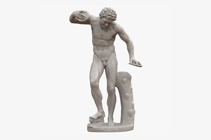 Visualização: Estátua do lançador de Discobolus