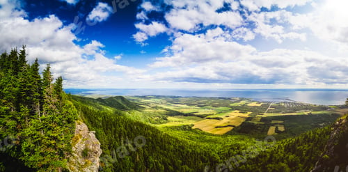 Preview: Panoramic view from mountain