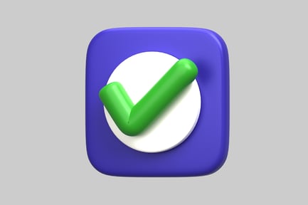 Preview: Check mark button icon