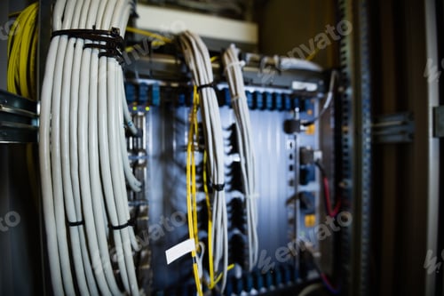 Preview: Close-Up Of Rack Mounted Server In Server Room