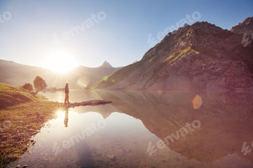 Preview: Fann mountains lake