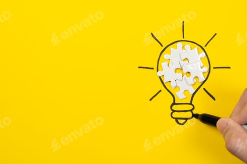 Preview: Inspiration, innovative and creative business idea concept