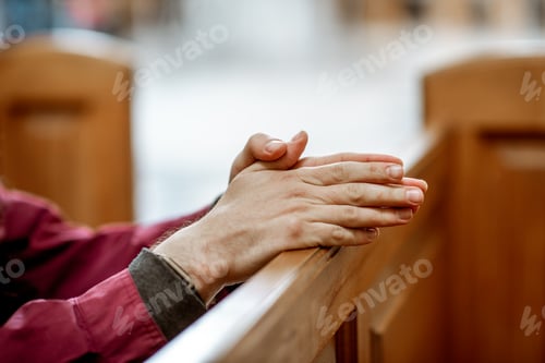 Preview: Hands of the praying man