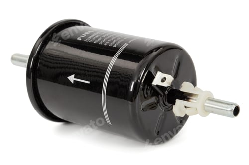 Preview: Car fuel filter, isolated on white background