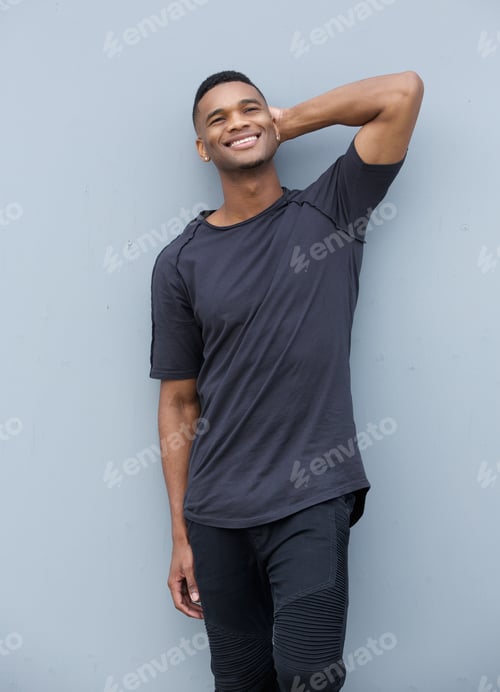 Preview: Portrait of a smiling african american man