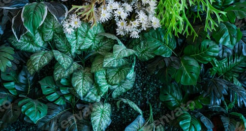 Preview: Nature green leaves background