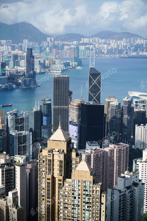 Preview: Victoria Harbor aerial view