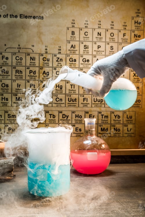 Preview: University chemical lab during the experiment