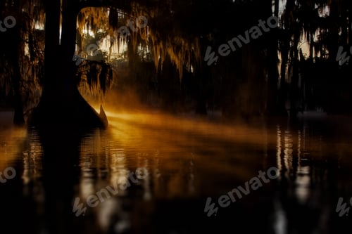 Preview: Mesmerizing view of Cypress Swamps during sunrise