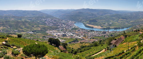 Preview: Amazing views of Douro vineyards from Sao Anthony (Peso de Regua) viewpoint, Portugal