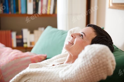 Preview: Joyful moment of relaxation on the couch