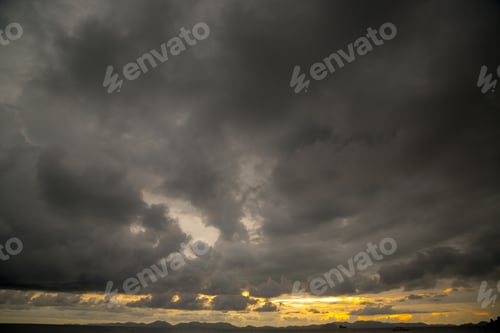 Preview: Beautiful sunset on the sea with traditional thai fishing longtail boats