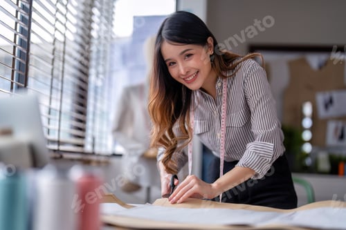 Preview: Young professional clothes fashion textile creative thinking designer