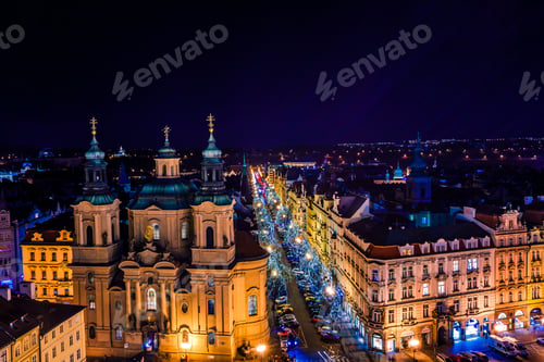 Preview: View of prague rooftops in Old Town Prague, Czech Republich