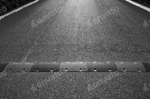 Preview: Texture Background Of The Asphalted Road Or The Highway And A Hump For Reduction In The Rate Of The