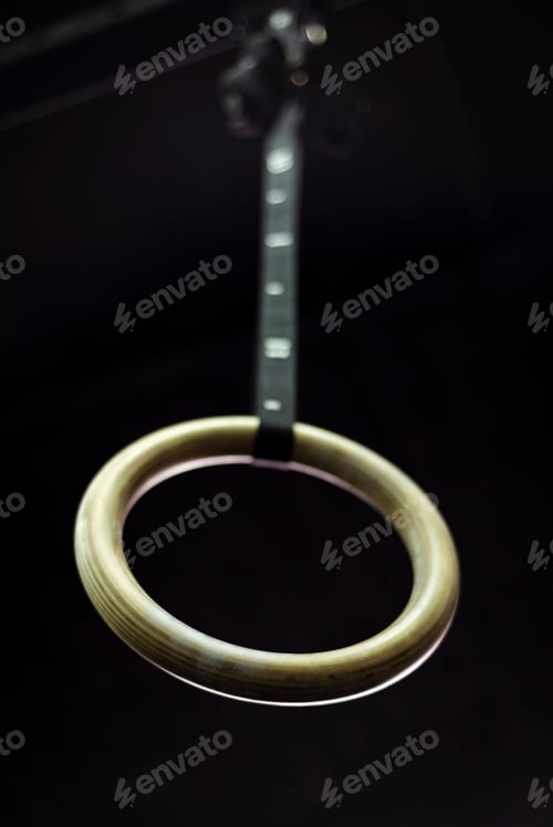 Preview: Gymnastic ring hanging in gym