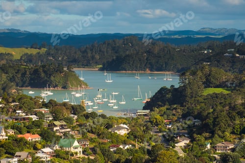 Preview: View over Coromandel town