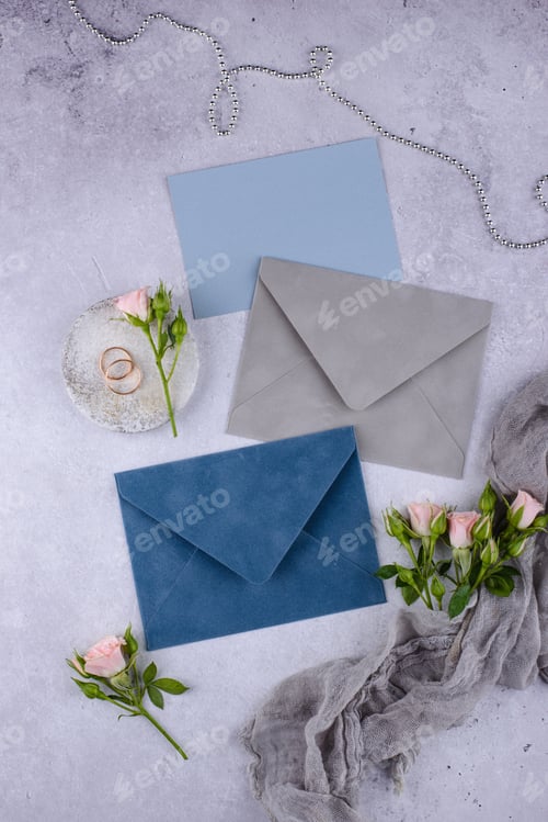 Preview: Wedding invitation card. Save the date concept