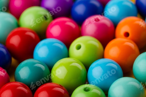 Preview: many colored glass pearls beads for jewelry