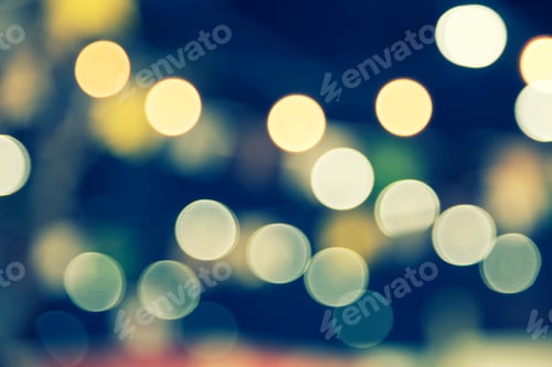 Preview: Abstract of vintage bokeh background with retro instagram filter effect.