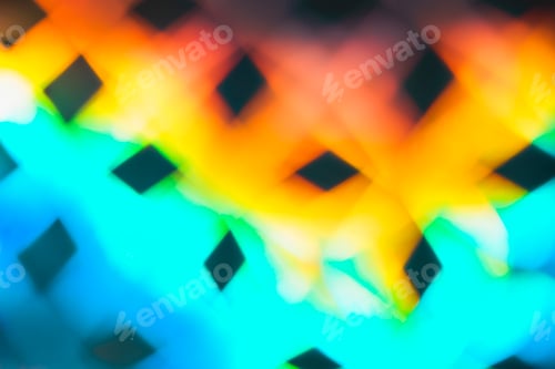 Preview: Abstract and pattern background in intense rainbow light colors
