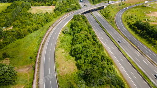 Preview: Modern Highway Cloverleaf Interchange in Germany