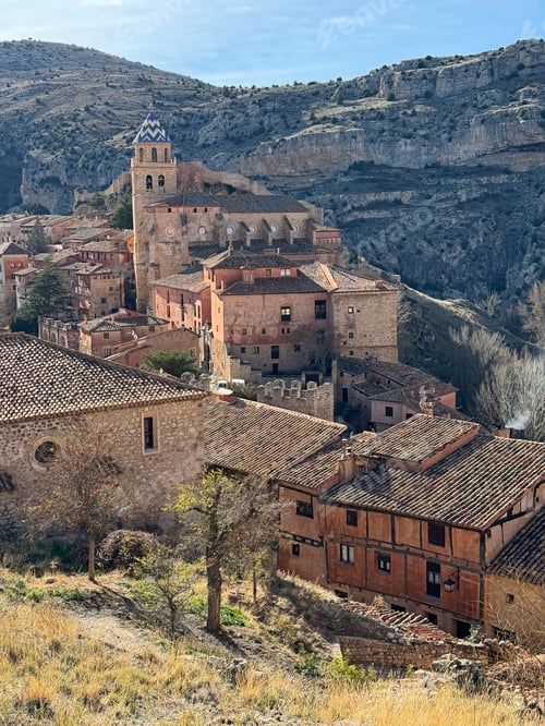 Preview: views of Albarracin from the walls The town is a world heritage site and a national monument