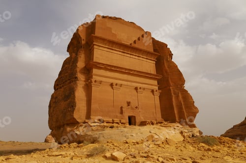 Preview: Al Ula city - The Nabataeans or Nabateans Tombs - Madain Saleh in Al Ula - Qasr al-Farid