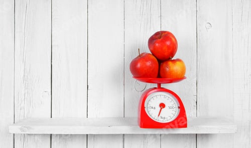 Preview: Apples on scales