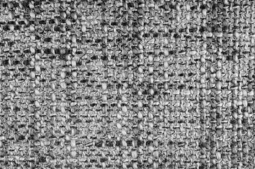Preview: Texture Of Gray Jacquard Fabric Of Rough Weave, Melange Or Mixed Color Cloth Structure Macro